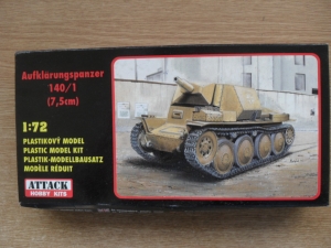 ATTACK 1/72 72815 AUFKLARUNGSPANZER 140/1  7.5cm 